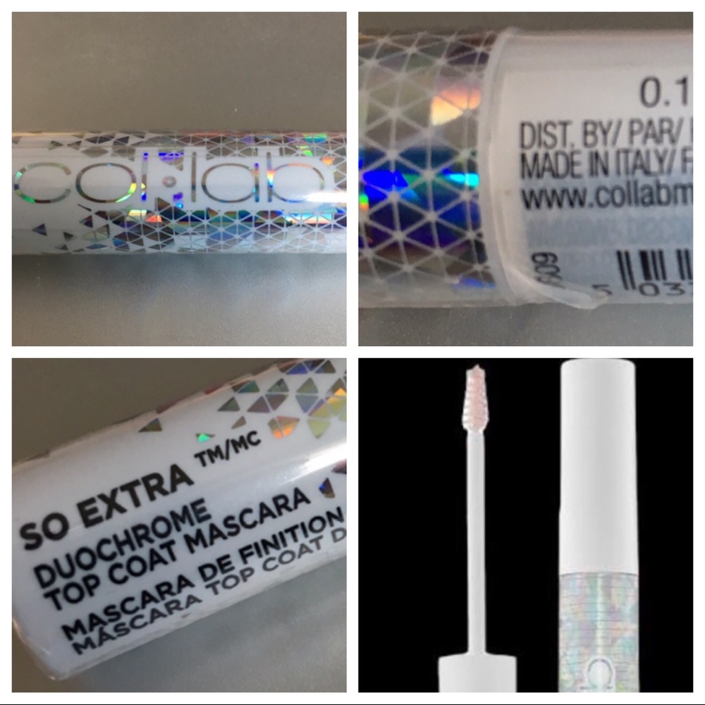 COL-LAB duochrome MASCARA TOPCOAT rare sparkle NEW